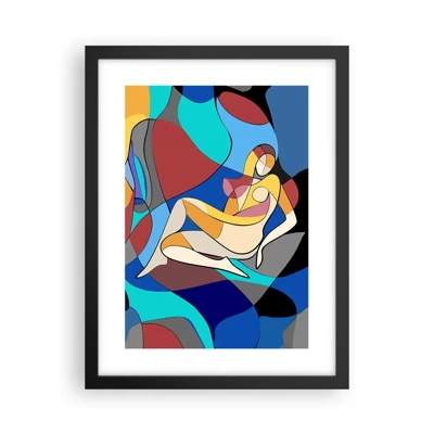 Poster în ramă neagră - Nudul cubist - 30x40 cm