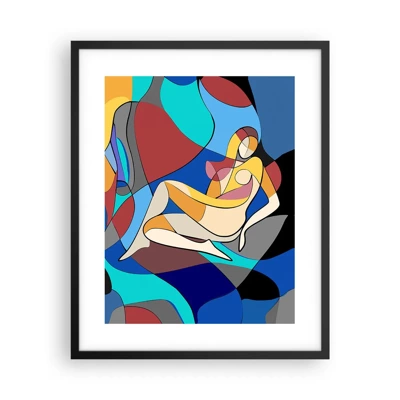 Poster în ramă neagră - Nudul cubist - 40x50 cm