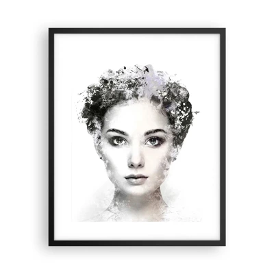 Poster în ramă neagră - Un portret extrem de elegant - 40x50 cm