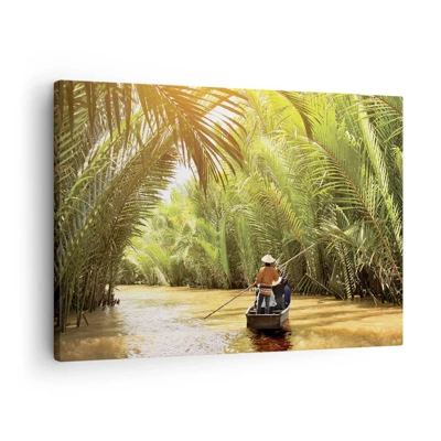 Tablou pe pânză Canvas - Prin cheile din palmieri - 70x50 cm