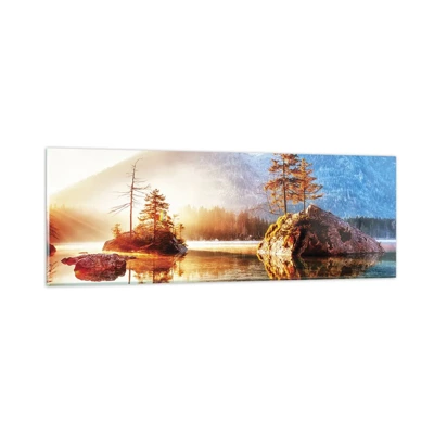 Tablou pe sticlă - Natura într-o nouă lumină - 90x30 cm