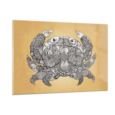 Tablou pe sticlă - Poveștile Domnului Crab - 120x80 cm