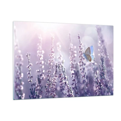 Tablou pe sticlă - Sărut de fluture - 120x80 cm