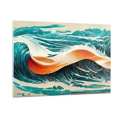 Tablou pe sticlă - Visul unui surfer - 120x80 cm