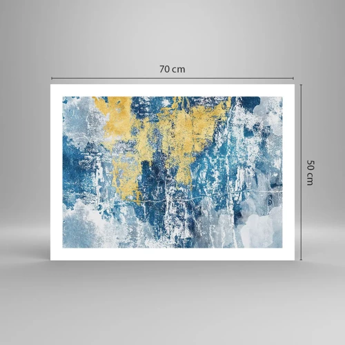 Poster - Abstracție de vreme - 70x50 cm