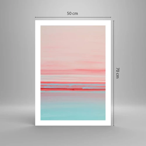 Poster - Abstracție în zori - 50x70 cm