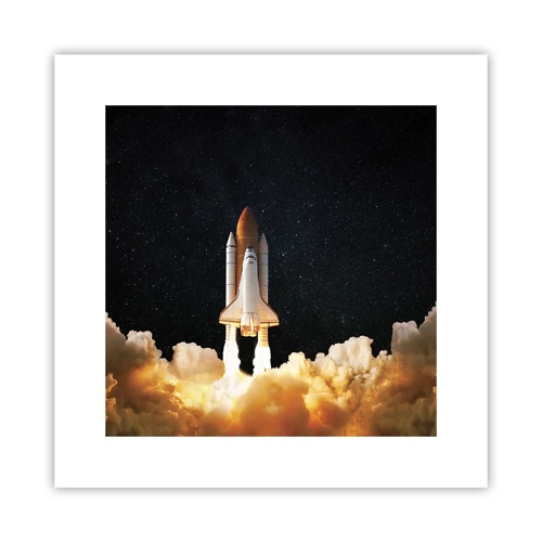 Poster - Ad astra! - 30x30 cm