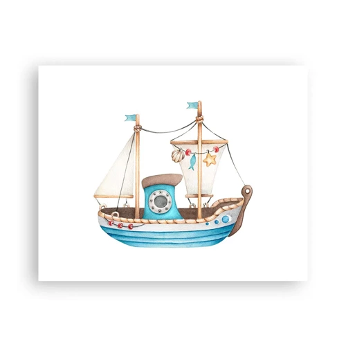 Poster - Ahoy aventura! - 50x40 cm