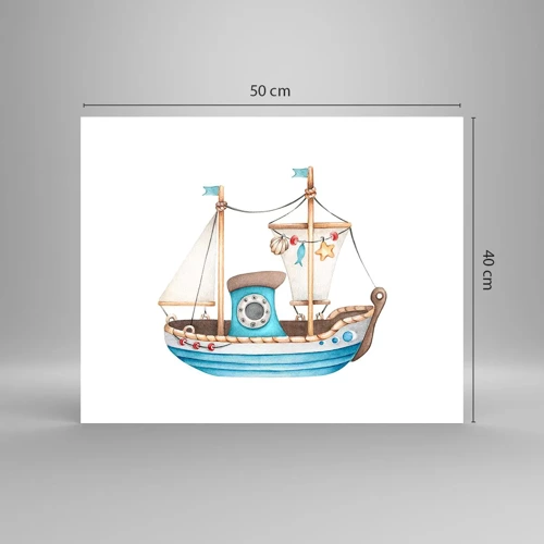 Poster - Ahoy aventura! - 50x40 cm