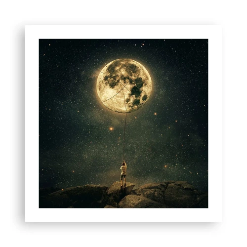 Poster - Cel care a furat Luna - 50x50 cm