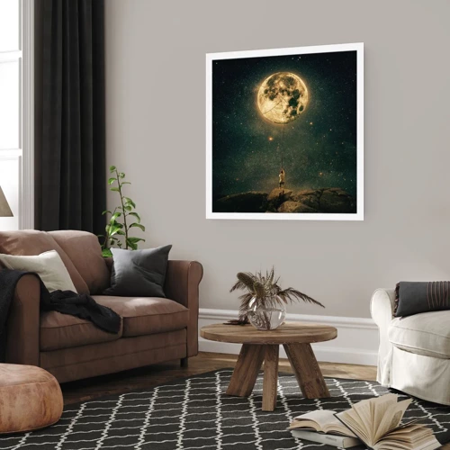 Poster - Cel care a furat Luna - 50x50 cm