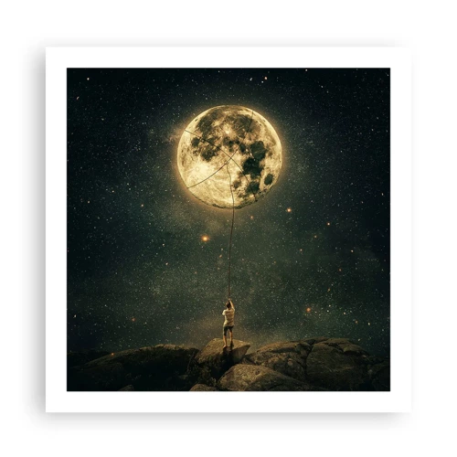 Poster - Cel care a furat Luna - 60x60 cm