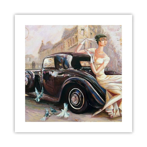 Poster - Eleganță retro - 40x40 cm