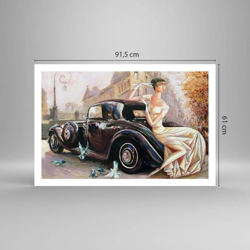 Poster - Eleganță retro - 91x61 cm