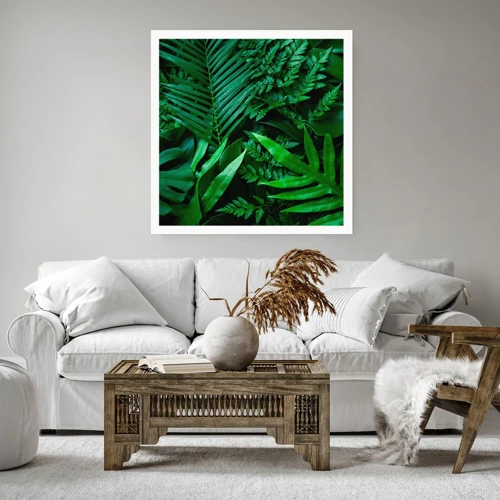 Poster - Înfășurate în verde - 60x60 cm