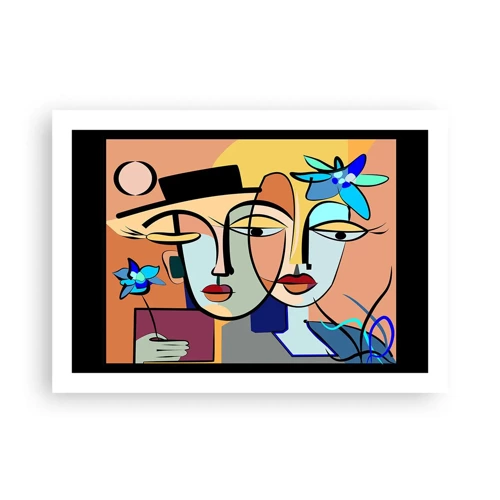 Poster - Întâlnire cu Picasso - 70x50 cm