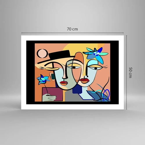 Poster - Întâlnire cu Picasso - 70x50 cm