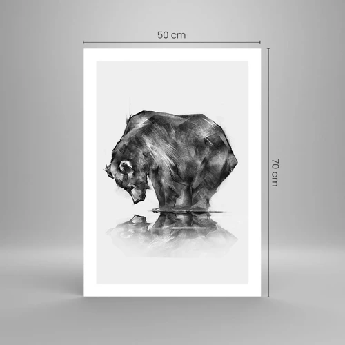 Poster - Mă bucur să văd pe cineva apropiat - 50x70 cm