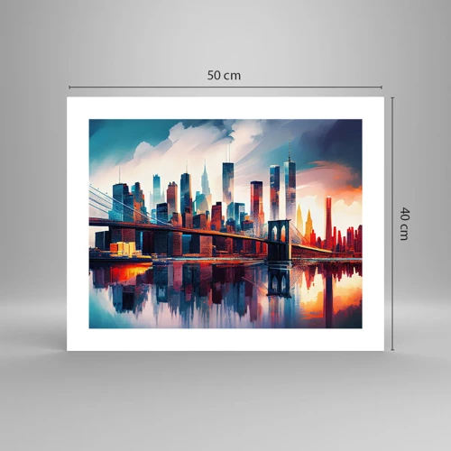 Poster - New York fenomenal - 50x40 cm