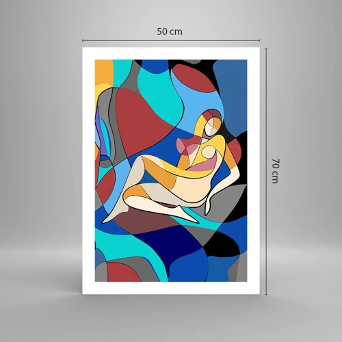 Poster - Nudul cubist - 50x70 cm