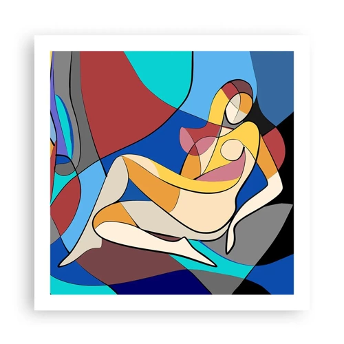 Poster - Nudul cubist - 60x60 cm