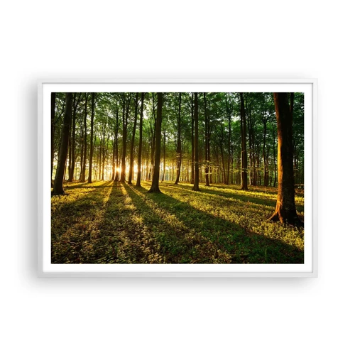 Poster în ramă albă - Fotografia tuturor primăverilor - 100x70 cm