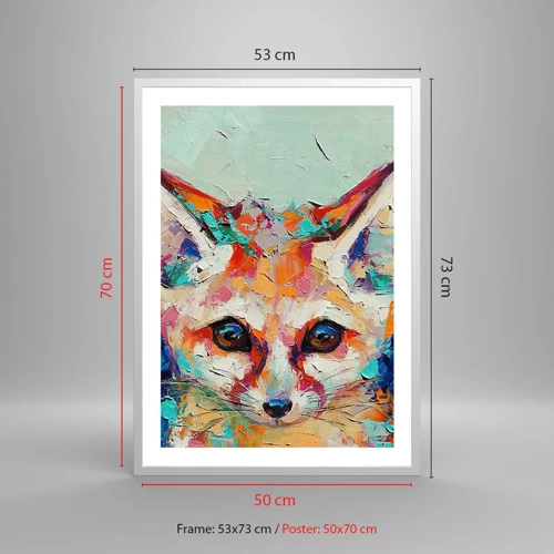 Poster în ramă albă - Sunteți gata pentru mine? - 50x70 cm