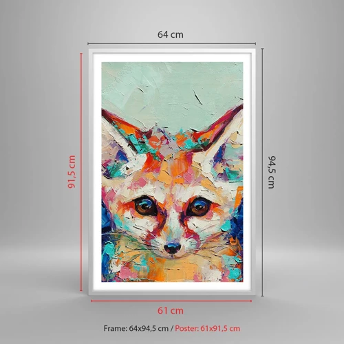 Poster în ramă albă - Sunteți gata pentru mine? - 61x91 cm