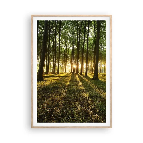 Poster în ramă de stejar deschis - Fotografia tuturor primăverilor - 70x100 cm