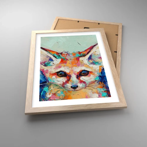 Poster în ramă de stejar deschis - Sunteți gata pentru mine? - 30x40 cm