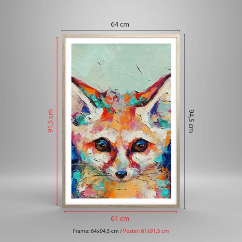 Poster în ramă de stejar deschis - Sunteți gata pentru mine? - 61x91 cm