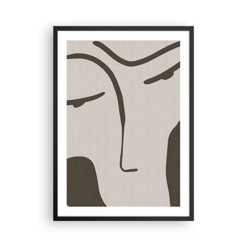 Poster în ramă neagră - Ca într-un tablou de Modigliani - 50x70 cm