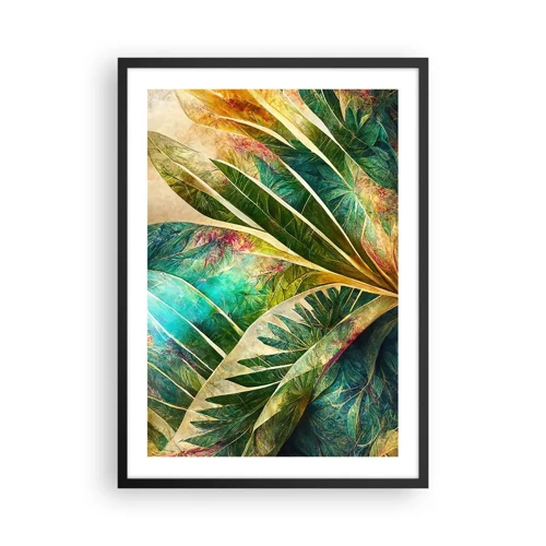 Poster în ramă neagră - Culorile tropicelor - 50x70 cm