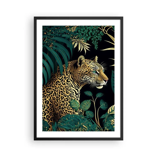 Poster în ramă neagră - Domnitorul junglei - 50x70 cm