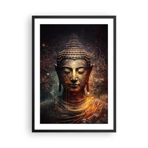 Poster în ramă neagră - Echilibru spiritual - 50x70 cm