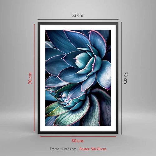 Poster în ramă neagră - Forța vitală - 50x70 cm