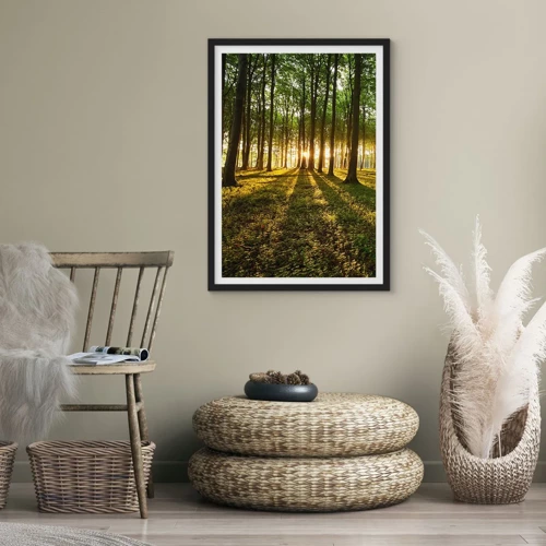 Poster în ramă neagră - Fotografia tuturor primăverilor - 50x70 cm