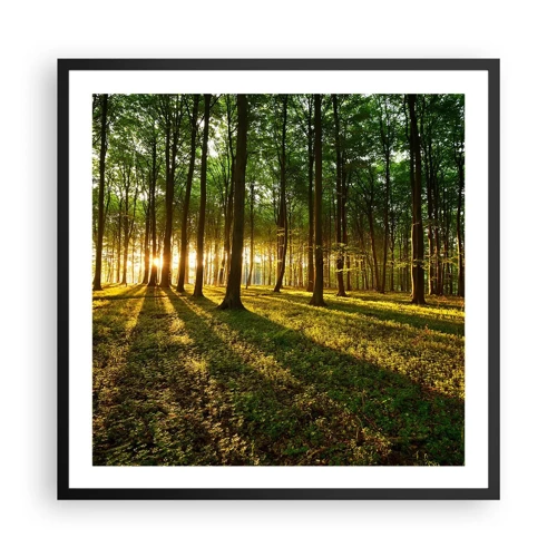 Poster în ramă neagră - Fotografia tuturor primăverilor - 60x60 cm