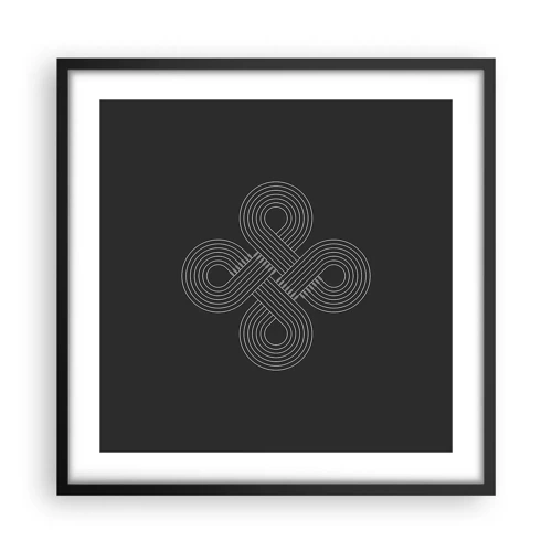 Poster în ramă neagră - În spirit celtic - 50x50 cm