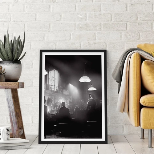 Poster în ramă neagră - În stil jazz - 50x70 cm