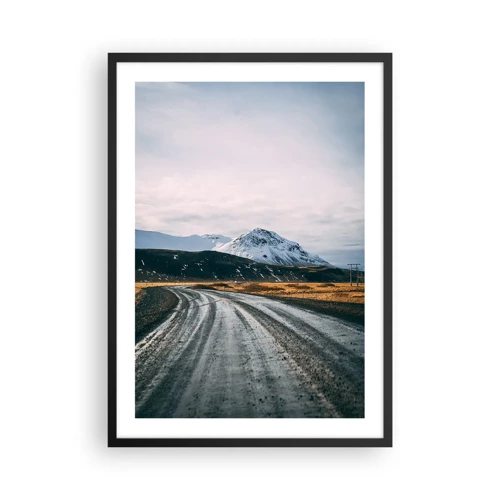 Poster în ramă neagră - În stilul islandez - 50x70 cm