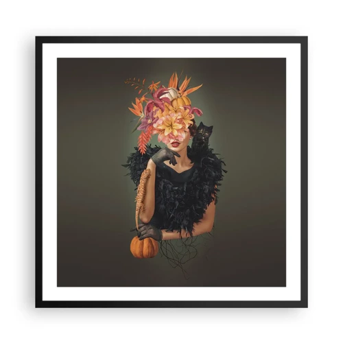 Poster în ramă neagră - Magia vrăjitoarei - 60x60 cm