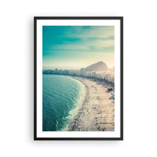 Poster în ramă neagră - Vacanță perpetuă în Rio - 50x70 cm