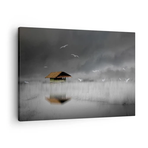 Tablou pe pânză Canvas - Adăpost de ploaie - 70x50 cm