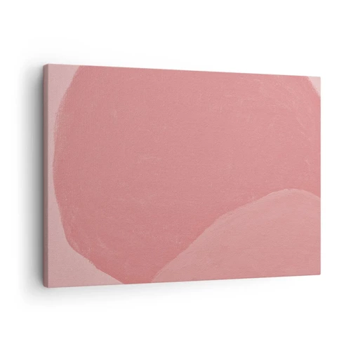 Tablou pe pânză Canvas - Compoziție organică în roz - 70x50 cm