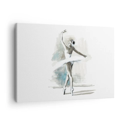 Tablou pe pânză Canvas - Fermecată într-o lebădă - 70x50 cm