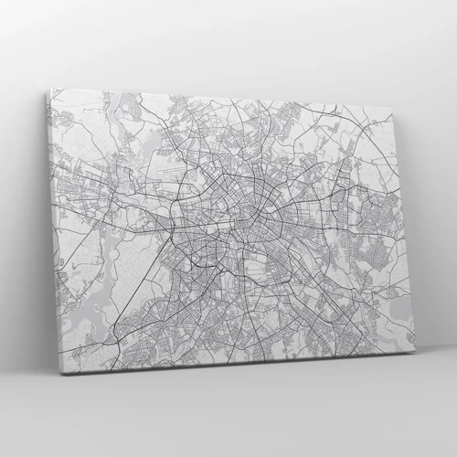 Tablou pe pânză Canvas - Floare de Berlin - 70x50 cm