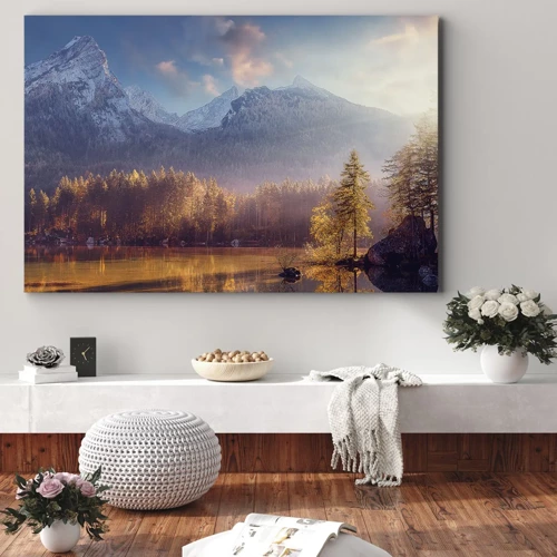 Tablou pe pânză Canvas - La munte și la deal - 70x50 cm