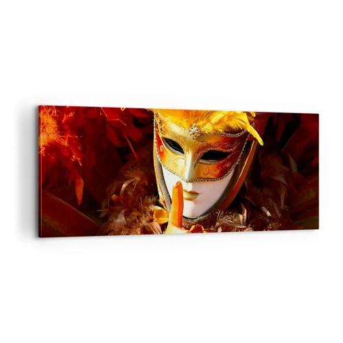 Tablou pe pânză Canvas - Misterul face parte din joc - 100x40 cm