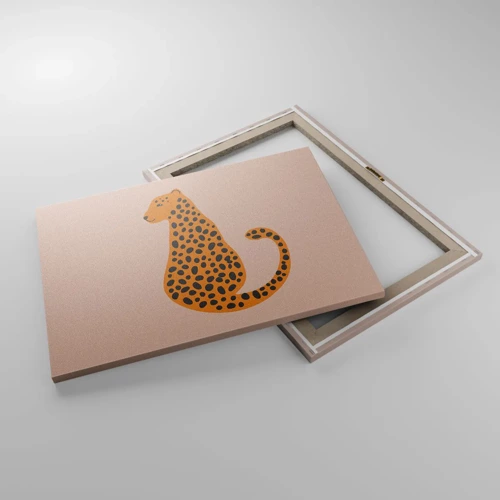 Tablou pe pânză Canvas - Modelul leopard este tot timpul la modă - 70x50 cm